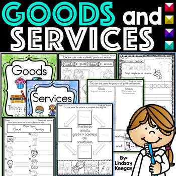 Preview of Goods and Services Worksheets and Sorts with Producers and Consumers Activities
