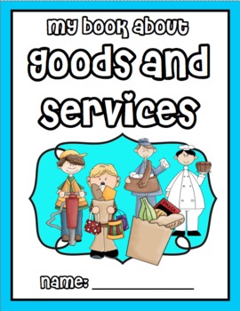 Preview of Goods and Services Community Helpers Occupations Workbook K-2