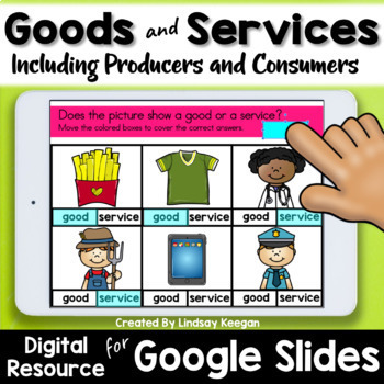 Preview of Goods and Services Digital Activities for Google Classroom 
