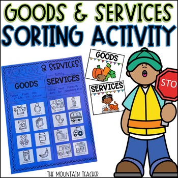 Preview of Goods and Services Sorting Activity | 1st or 2nd Grade Social Studies