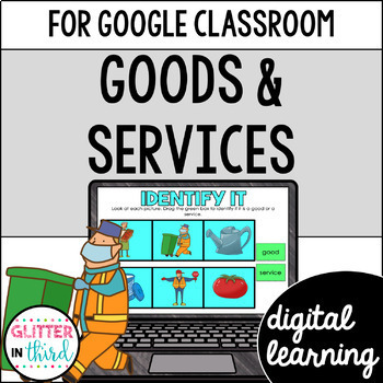 Preview of Goods and services for Google Classroom Economics Activities