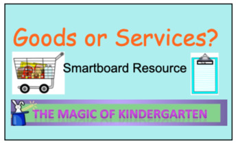 Preview of Goods or Services Smartboard Resource
