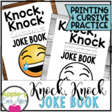 Hilarious Knock Knock PRINTING AND CURSIVE Practice Joke Book