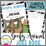 Goofy Animals CURSIVE Practice Joke Book