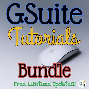 Preview of Google Apps Tutorials and Task Sheets Bundle - Online Distance Learning