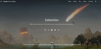 Preview of Google Arts & Culture “Extinction” Worksheet