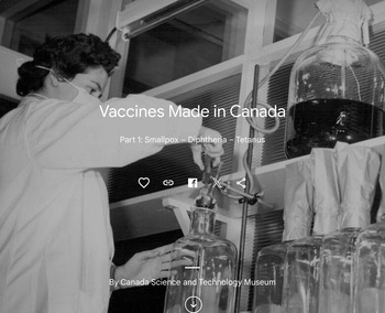 Preview of Google Arts & Culture “Vaccines Made in Canada" Bundle