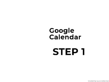 Google Calendar for Students by Tech Tools for Teachers TPT