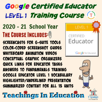Preview of Google Certified Educator Exam Level 1 Training Course