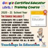 Google Certified Educator Exam Level 1 Training Course