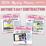 Google Class Mother's Day Subtraction Mystery Pictures Dig