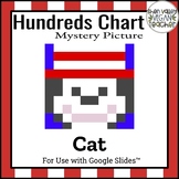 Digital Hundreds Chart Mystery Pictures - Cat