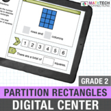 2nd Grade Google Classroom Activities | Partitioning Recta