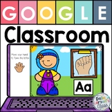 Google Classroom American Sign Language Alphabet Literacy Center
