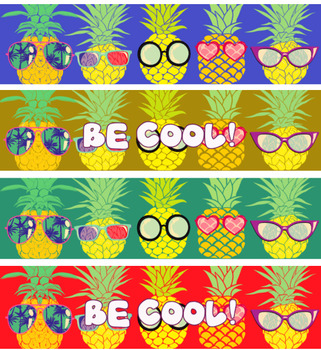 Google Classroom Animated Headers Cool Pineapples