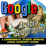 Arabian Peninsula Geography Lesson Set, Map Activity & Qui