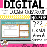 Distance Learning Google Classroom Area and Perimeter