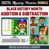 Google Classroom Black History Month Addition Subtraction 