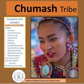 Preview of Google Classroom Chumash CA Native American Tribe Informational Text & More!