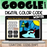 Google Classroom™ Counting Coins {dimes, nickels, pennies}