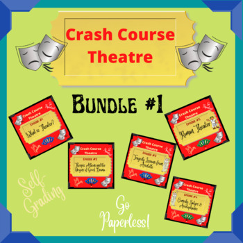 Preview of Google Classroom Crash Course Theater Bundle #1