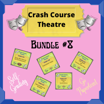 Preview of Google Classroom Crash Course Theater Bundle 8