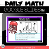 Google™ Classroom Daily Math Warm-ups 2nd Grade Week 34
