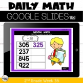 Google™ Classroom Daily Math Warm-ups 2nd Grade Week 35