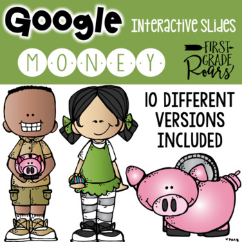 Preview of Google Classroom Digital Money Interactive Activities using Google Slides