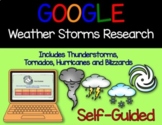 Google Classroom Digital Weather Storms Research Books