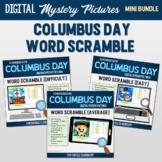 Google Classroom Distance Learning Columbus Day Word Scram