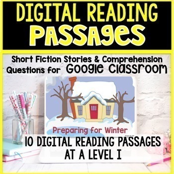 Preview of Google Classroom Distance Learning Reading Comprehension
