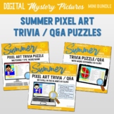 Google Classroom Distance Learning Summer Pixel Art Trivia