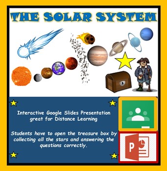 Preview of Google Classroom: Distance Learning: The Solar System (Interactive and Quizzes)