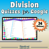 Google Classroom Division Facts Tests 0-12: Division Quiz 