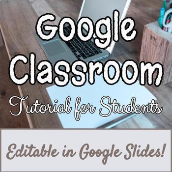 Preview of Google Classroom - Getting Started for Students - Online Distance Learning