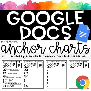 Google Classroom Google Docs Anchor Chart Assessment