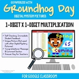 Google Classroom Groundhog Day Math Multiplication Facts 2