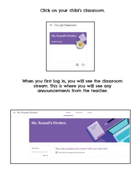 Google Classroom Guide for Parents by It's a Kinder World | TpT