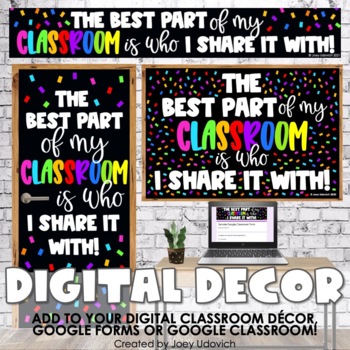 Preview of Google Classroom Header & Digital Decor Bundle: Best Part (NOT PRINTABLE)