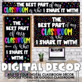Google Classroom Header & Digital Decor Bundle: Best Part 