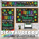 Google Classroom Header & Digital Decor Bundle: Luckier (N