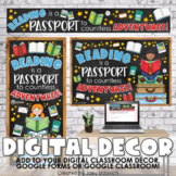 Google Classroom Header & Digital Decor Bundle: Passport (