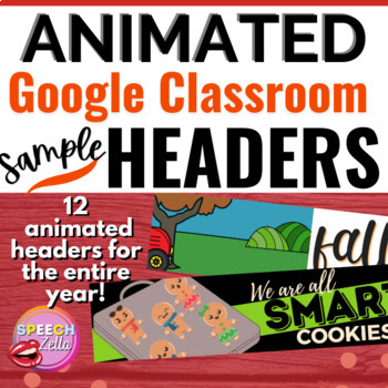 Preview of Google Classroom Headers for Teachers