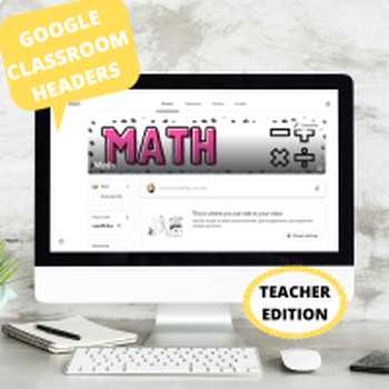 Preview of Google Classroom Headers - Bright Collection