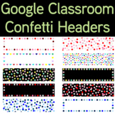 Google Classroom Headers Confetti 12 Clips 1600 x 400 Pixe