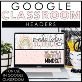 Google Classroom Headers Distance Learning