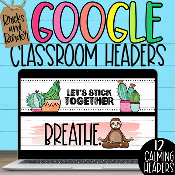 Google Classroom Headers Teachers Pay Teachers