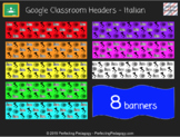 Google Classroom Headers - Italian