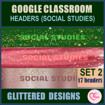 Preview of Google Classroom Headers | Social Studies Banners